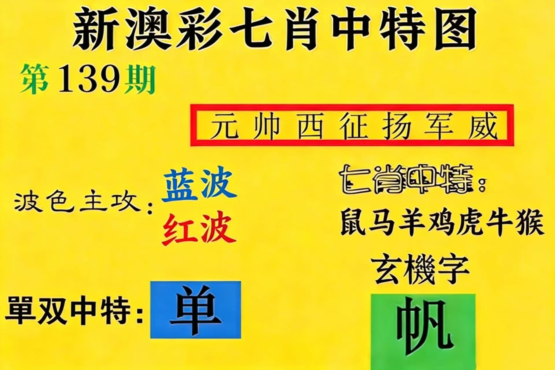 第139期【七肖】