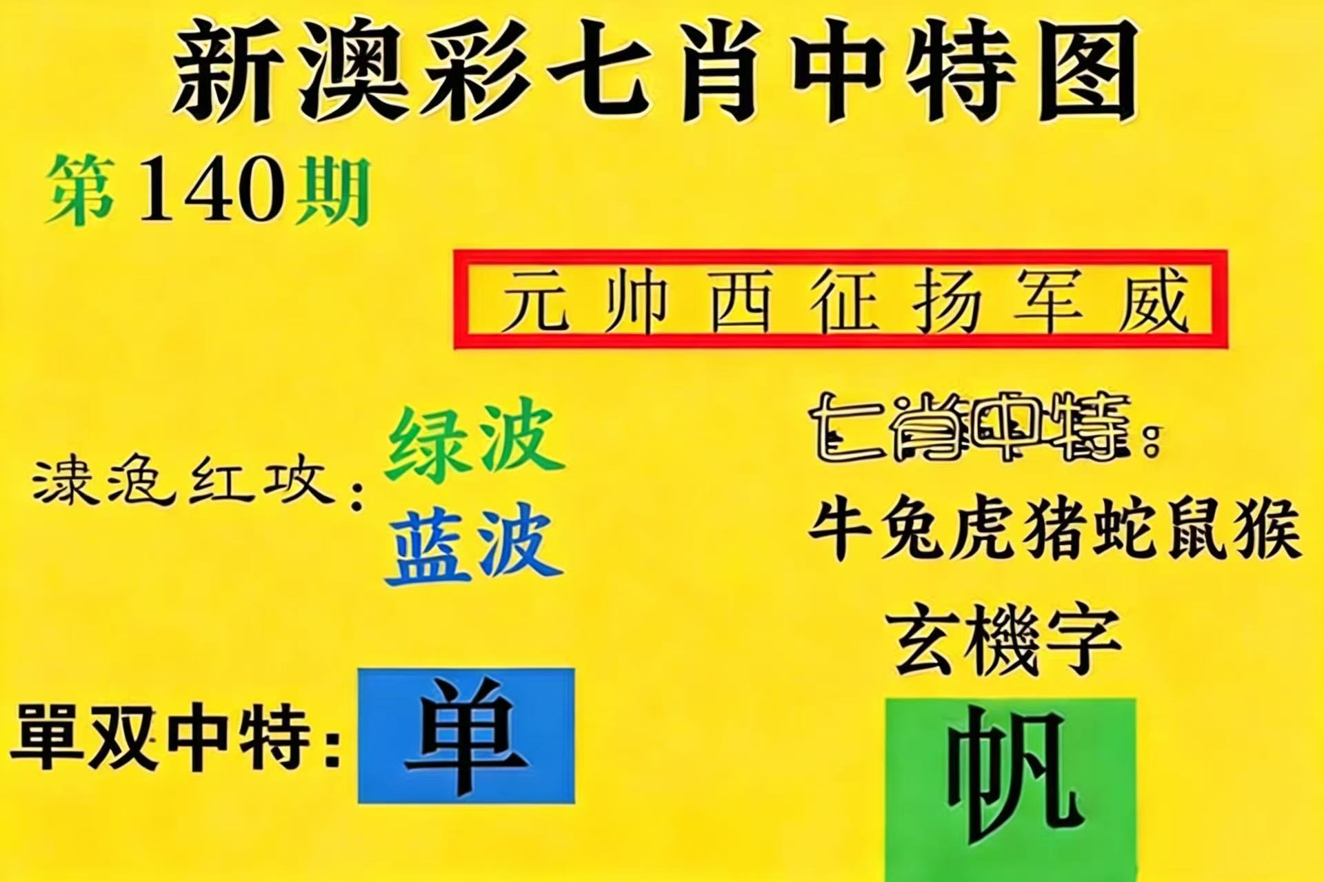 第140期【七肖】